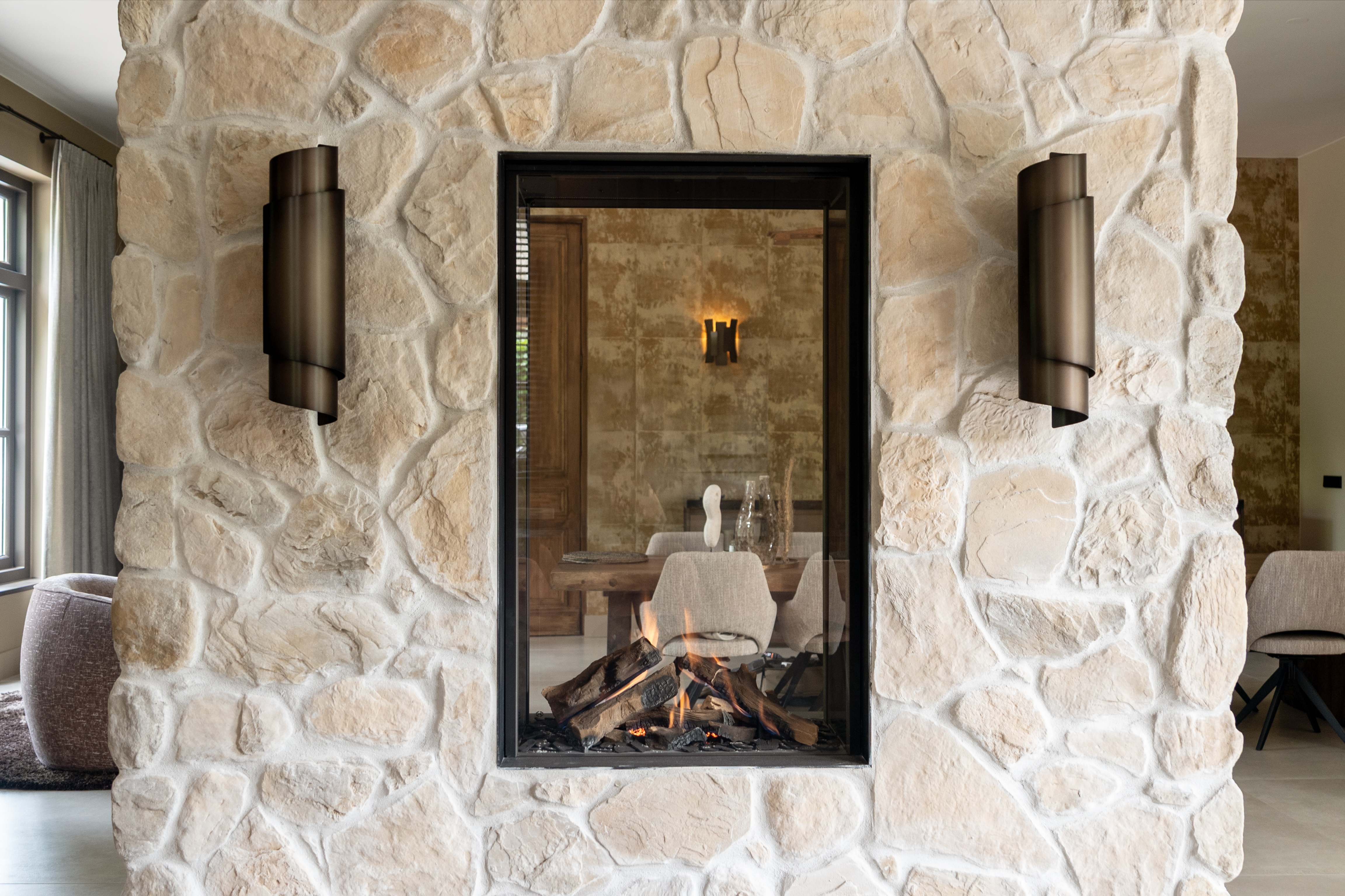 FotoDoorkijkhaard als verbindend element in Baarn